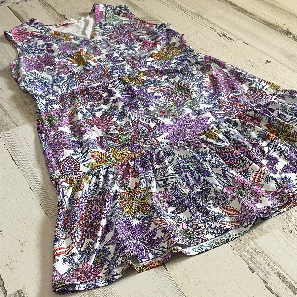 Jude Connally Multicolor Floral Dress Size Small - Picture 4 of 9
